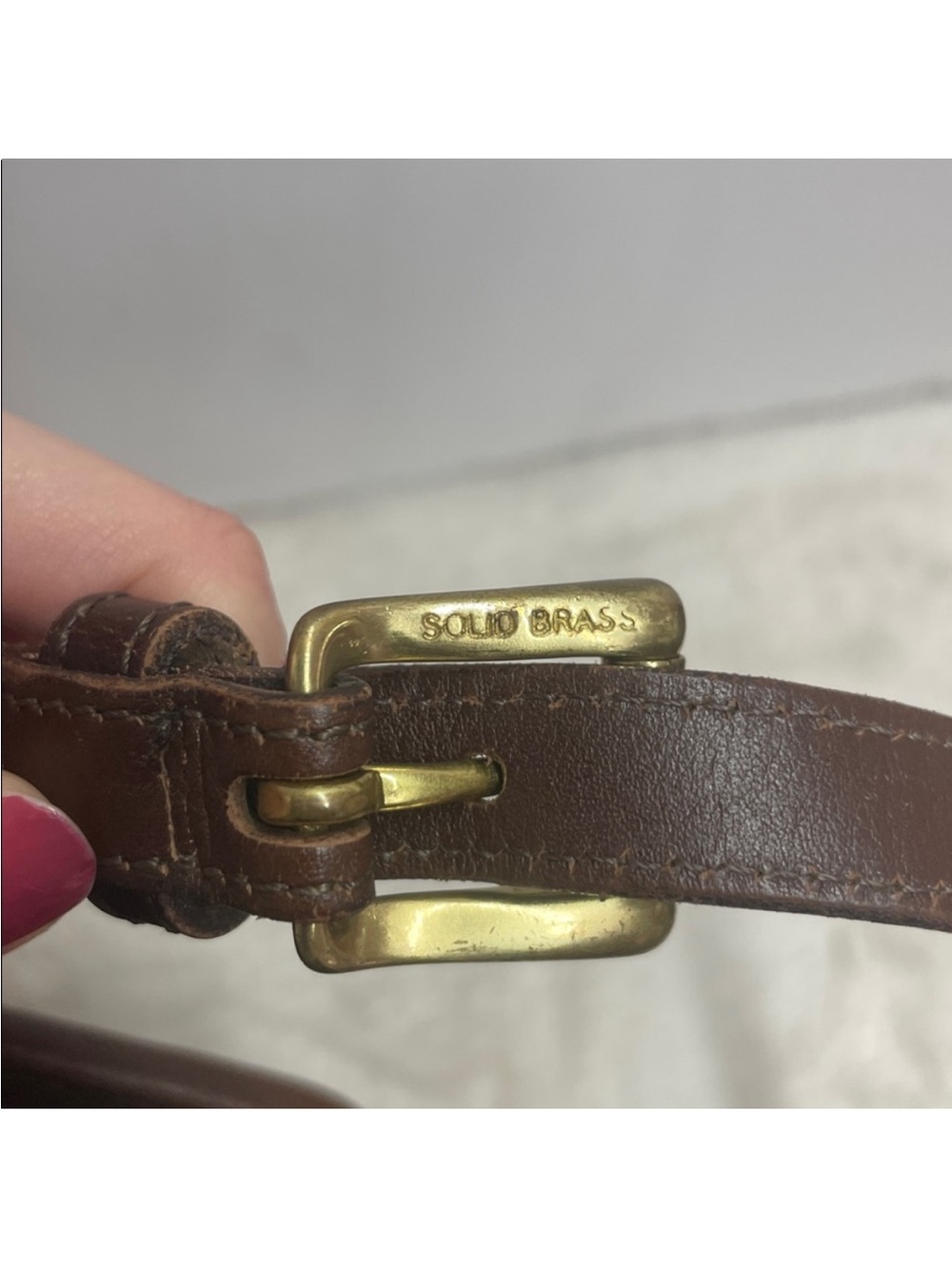 Vintage Dooney & Bourke Top Zip Buckle Bag - Picture 8 of 16